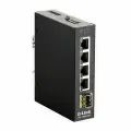 D-Link Коммутатор D-Link DIS-100G-5SW/A1A Промышленный неуправляемый коммутатор с 4 портами 10/100/1000Base-T, 1 портом 1000Base-X SFP, функцией энергосбереж