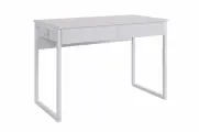 Стол «Юниор», с ящиками, ЛДСП/металл, белое дерево/белый муар (1100х580х750)