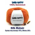 Пряжа Lana Gatto Silk Mohair /Лана Гатто Силк Мохер / цвет: 14524, Оранжевый (2 мотка)