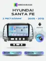 Магнитола для авто Hyundai Santa Fe 2 2005-2012. Андроид магнитола, 8/128ГБ с переходной рамкой. Хендай Санта Фе 2