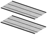 Полка сетчатая металлическая для гардеробной системы Титан-GS (603х306) (комплект 2шт) Цвет: Черный