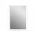 Зеркало LED 080 design pro 60x85 с подсветкой, часами, антизапотеванием KN-LU-LED080*60-p-Os