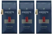Кофе зерновой натуральный жареный EGOISTE CAPTAIN Arabica Premium (Германия) 250 гр. х 3 шт.