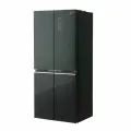 Холодильник Centek CT-1744 NF Black Glass total NF <415л (148л/267л), Стекло, 4 дв