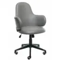 Компьютерное кресло Elan от РосКресла, газлифт, подлокотники, искусственный кожа, серый цвет