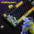 Кейкапы для механической клавиатуры CyberPunk Edge Runner аниме / PBT / 108 штук в комплекте. С боковой гравировкой