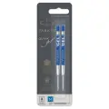 Стержень для гелевой ручки PARKER Cartridge Quink, 0.7мм синий 2 шт.