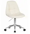 Кресло офисное Dobrin 9800-LM, цвет кремовый
