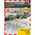 Стол журнальный Рим 41 (02) Малахит/Золото
