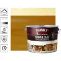 Антисептик HUSKY Siberian, для дерева, огнебиозащитный, дуб, полуматовый блеск, 9л