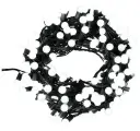 Гирлянда светодиодная Мультишарики Ø17,5мм 20м 200 LED белый черный ПВХ IP65 постоянное свечение 230В нужен блок 303-500 NEON-NIGHT, цена за 1 шт