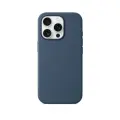 Чехол силиконовый Магсейф для iPhone 16 Pro Denim, Silicone case Магсейф для айфон 16 Про - Джинсовый