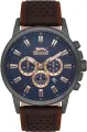 Наручные часы Slazenger, коричневый/синий