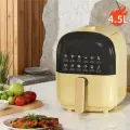 Воздушная фритюрница, 5.5 л, сенсорное управление, мощность 1400 Вт, защита от перегрева, для семьи 4-5 человек