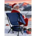 Стул складной туристический, кресло для рыбалки, стулья для кухни, кресло складное туристическое, темно-синий,65x35x35cm