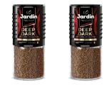 Кофе растворимый сублимированный Jardin Deep Dark, стеклянная банка, 2 шт по 95 г