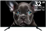 Телевизор Topdevice TDTV32CS08H_BK, 32 дюйма, HD, смарт ТВ, Салют ТВ, черный