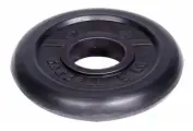 Блины для штанги и гантелей Титан 5 кг 51 мм, стальные, обрезиненные, черные
