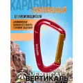 Карабин cкалолазный с прямой защелкой, алюминиевый. Вертикаль