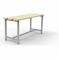 Скамья Титан деревянная на метеллокаркасе СТ 1, 1000х350х460 мм