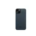 Чехол PITAKA MagEZ Case 4 для iPhone 15 Plus 6.7, черный/синий (Black/Blue Twill) 1500D