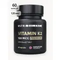 Витамин К2 МК-7 комплекс UltraBalance Vitamin k2 mk7 120 mcg для костей и суставов, мужчин и женщин, 60 капсул