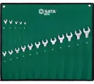 Набор комбинированных ключей с накидным наконечником 17шт SATA 08018