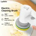 Электрическая щётка для уборки дома Xiaomi Lydsto, Для уборки кухни и ванной комнаты. Весь дом, USB зарядка,3 насадки для щеток