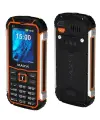 Мобильный телефон Maxvi R11 Черно-оранжевый 2 sim 2.4″ TFT 2G 2500 mAh