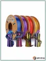 Набор из 4 катушек 0.25 кг пластика для 3D принтера PLA Silk Tri Color 1,75 мм (Eryone) разных цветов - Тип 3