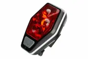 Велосипедный задний фонарь космос 4RED LED, 2xAAA, ABS-пластик, держатель-крепление/зажим на корпусе KOC401B