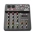 Debra V4 4-канальный аудиомикшер, V4 Black
