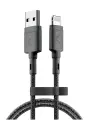 Кабель COMMO Range Cable USB A - Lightning MFI, 1.2 м, Графитовый