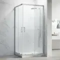 Душевой уголок Veconi Rovigo RV-27CH 110х90 см, профиль хром, стекло прозрачное