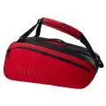 Сумка для ракеток Wilson Super Tour Clash V2.0 (15 pack), one size, red black