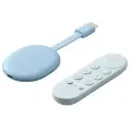 ТВ-приставка Google Chromecast c Google TV 4K, голубой
