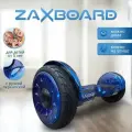 Детский гироскутер с ручкой Zaxboard ZX-11 BASE 10.5 дюймов с 8-10 лет (Blue Cosmos)