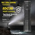 NITECORE EDC35 Tactical Searchlight, Outdoor Hiking, Mountaineering, Camping, Protective Flashlight