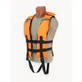 Жилет спасательный ЭКО Таймень S Оранжевый (38-42 размер)- вес 40-50 кг.