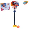 Баскетбольный набор «Супербросок», регулируемая стойка с щитом, мяч в наборе