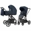 Коляска CARRELLO Alfa CRL-6522, 2 в 1, всесезонная, водоотталкивающая, цвет Demim Blue