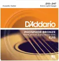 D'Addario EJ15 Phosphor Bronze Extra Light 10-47 струны для акустической гитары