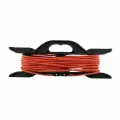 Удлинитель-шнур на рамке ПВС 2х0,75, 10м, б/з, 6А, 1300Вт, IP20, оранжевый (Сделано в России) PROconnect