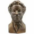 Бронзовый бюст А. С. Пушкин 1995 - 2000 гг. Частная работа, Россия