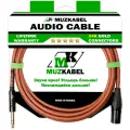 Аудио кабель MUZKABEL BXSMK5B - 3 метра, XLR (папа) - JACK (стерео)