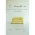 Детское постельное белье Muslin House, 160х80, муслин, 3 предмета, простыня на резинке, цвет лимонный