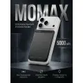 Беспроводной дополнительный аккумулятор (MagSafe) Momax 1-Power S.Pass Qi2 5000 Ультратонкий Black