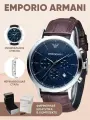 Наручные часы EMPORIO ARMANI Renato, темно-коричневый