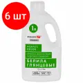Комплект 6 шт, Краска акриловая художественная глянцевая, 1000 мл бутыль, белила титановые, BRAUBERG ART CLASSIC, 192541