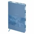 Ежедневник датированный 2025г, А5, 176л, мягкий переплет, кожзам, Greenwich Line Tactile. Light blue